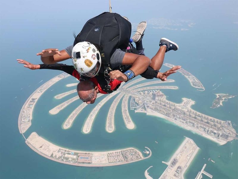 84 year old sky diving